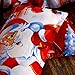 Anself 4pcs Polyester Fiber 3D Printed Cartoon Merry Santa Claus Deep Pocket Bedding Set Bedclothes Cover Bed Sheet 2 Pillowcases