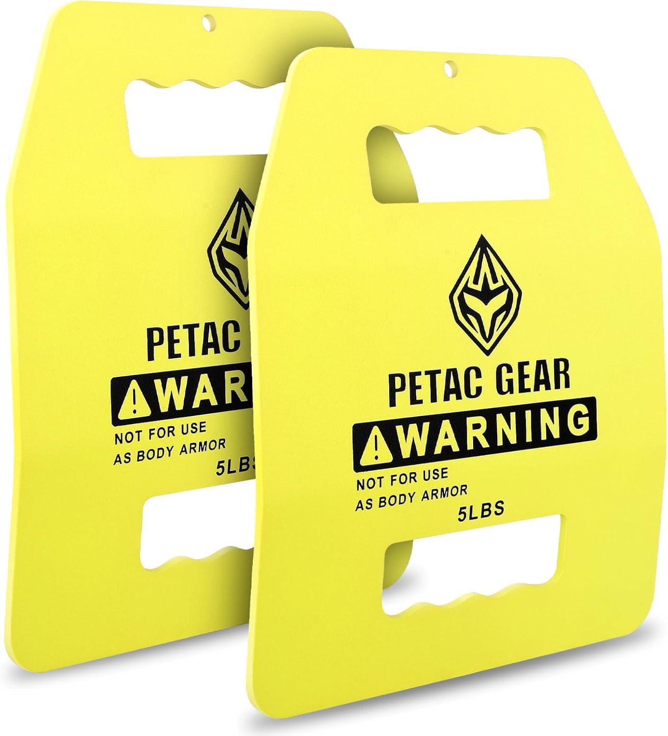 Photo 1 of PETAC GEAR Tactical Weights Plates For Weighted Vest For Men Workout,5/10/15/20 LBS Weight Strength Training Vests Equipment Workout Gear (5LB*2, Curved)