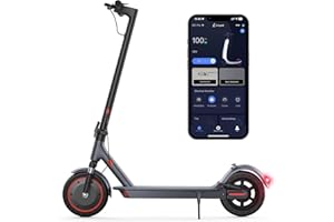 VOLPAM 8.5''/10'' Electric Scooter Adult, Powerful 350W/500W Motor, Max Range 22-28 Miles, Max 19/21 MPH, Dual Braking System, Portable Folding Commuting