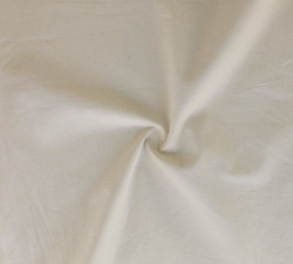 Fabricgenie 100 Cotton Muslin Fabric, 120Inch, Unbleached/Natural, 15 Yards Bolt Buy Online
