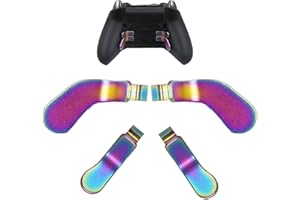 CaoXiong 4 Pack Elite 2 Controller Paddles for Xbox One Elite Series 2 Controller,Metal Stainless Steel Paddles Replacement for Xbox One Elite/Elite Series 2 Core Controller (Rainbow)