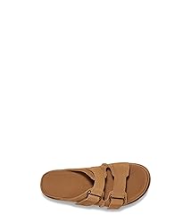 UGG Women's GOLDENSTAR HI Slide Sandal, Chestnut, 11