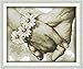 Joy Sunday Stamped Cross Stitch Starter Kits Beginners Cross-Stitching Accurate Pre-Printed Pattern - Hand in Hand 11CT 13”X10”, Frameless (Printed Pattern Model R891)
