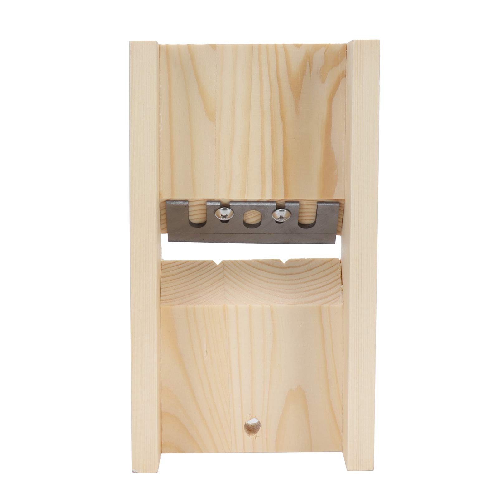 AUNMAS Wooden Soap Beveler, Sharp Blade Planer Candles Loaf Cutter Mould Handmade Soap Making Trimming Tool for DIY Craft