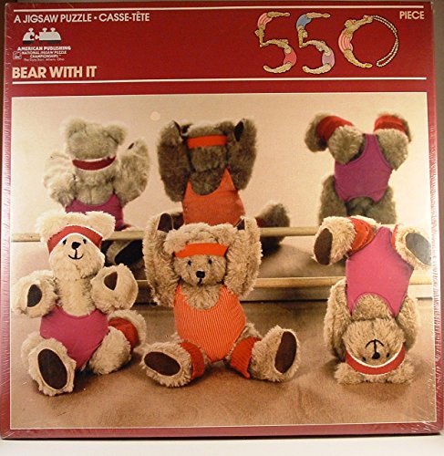 BEAR WITH IT 550 PIECE RON KIMBALL 18" X 24" JIGSAW PUZZLE BY AMERICAN PUBLISHING