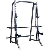 Body Solid Smith Machine Package - Strength Training Weight Cage Squat Rack System Ideal for Home and Commercial Gyms