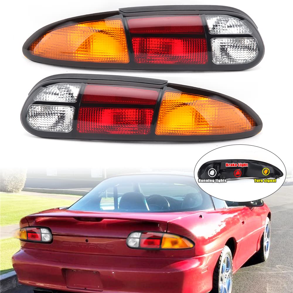 Clidr Tail Light for Chevy Camaro 1993-2002 Taillights Lamps Driver