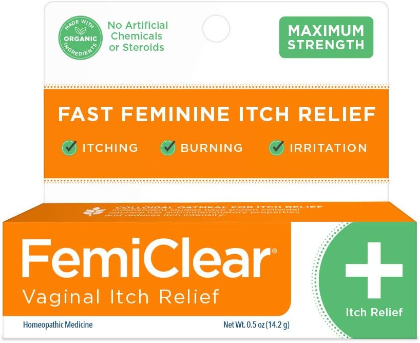 FemiClear Vaginal Itch Relief AllNatural & Organic