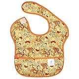 Bumkins Disney Baby Waterproof SuperBib, Pooh Bear Woods (6-24 Months)
