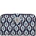 Vera Bradley Womens Turn Lock Wallet Marrakesh Motifs Checkbook Wallet