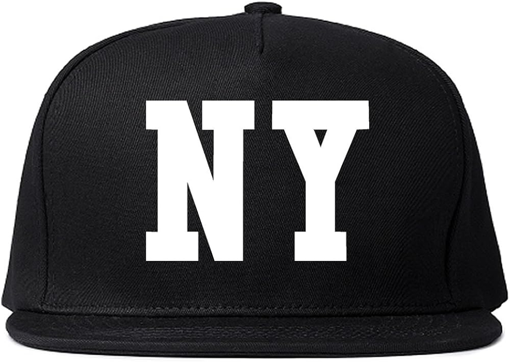 black ny snapback hats