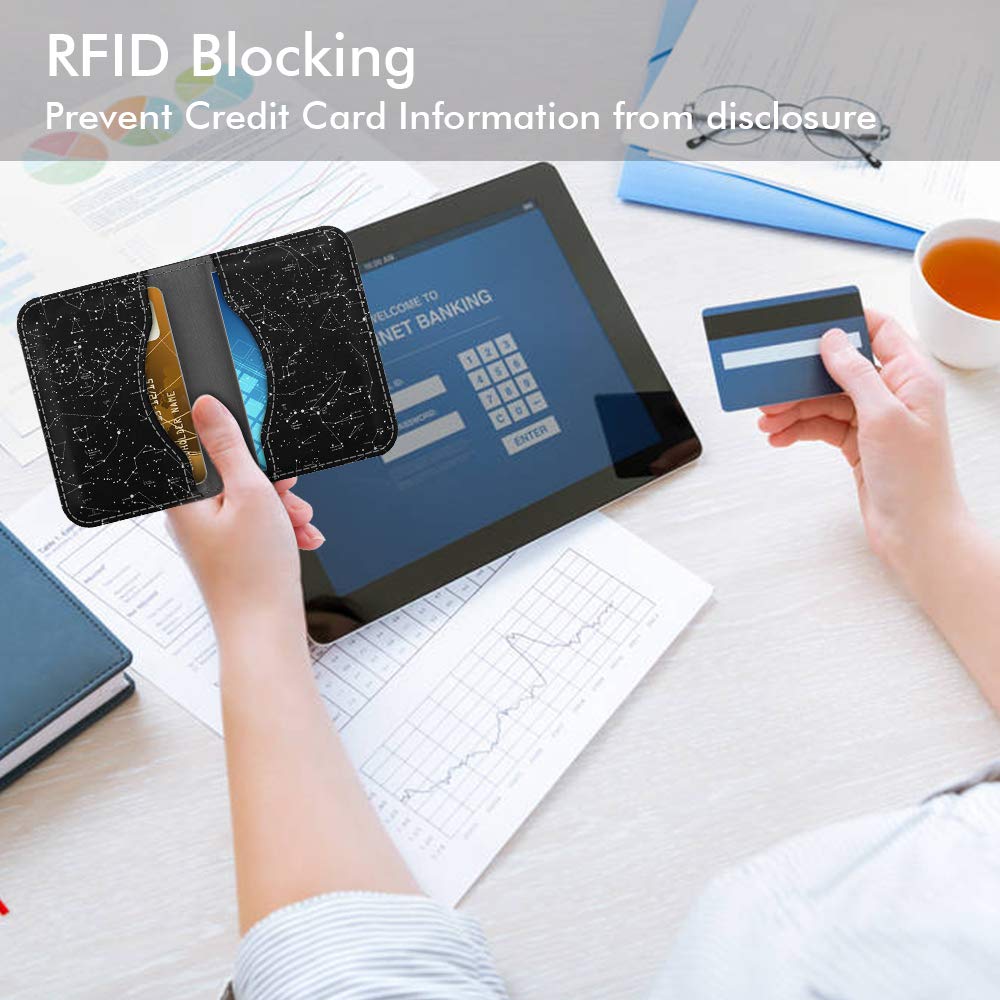 Business Card Holder Case Credit Cards ID Card Wallet Organizer Constellation Business Card Holder Case Credit Cards ID Card Wallet Organizer Constellation