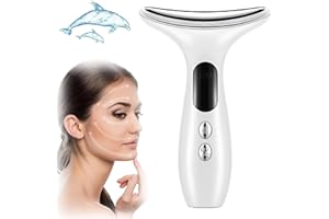 VALHMKT Glowi - Glowi LED Face-Lifting Device, Blunttique Glowi LED Face Lifting Device, Lifting and Firming Facial Massage Device, 3 Color Light Glowi Multifunctional Facial Massager (Color : White)