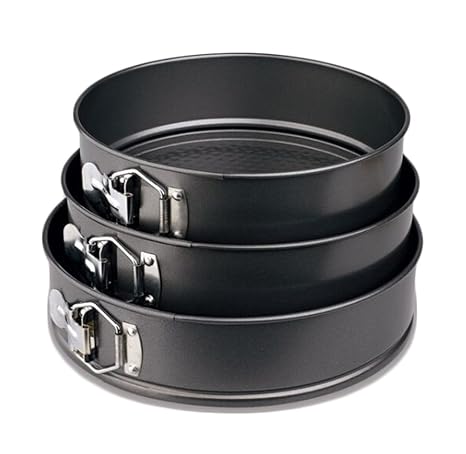 Life Style - Backformen Set 3 - Springform - Antihaftbeschichtung - 22, 24 und 26 cms Ø