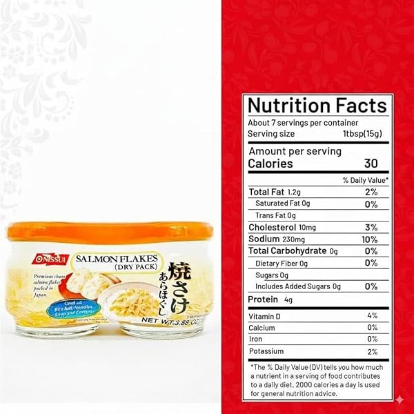 NISSUI SALMON FLAKES(DRY PACK) 3.88 OZ