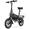 Jetson Bolt Folding Electric Ride-On Bike, Easy-Folding, Built-in Carrying Handle, Twist Throttle, Up to 15.5 MPH, Ages 13+