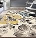 Rugshop Modern Floral Design Area Rug for Living Room,Bedroom,Home Office,Kitchen Non Shedding Area Rug 3'1
