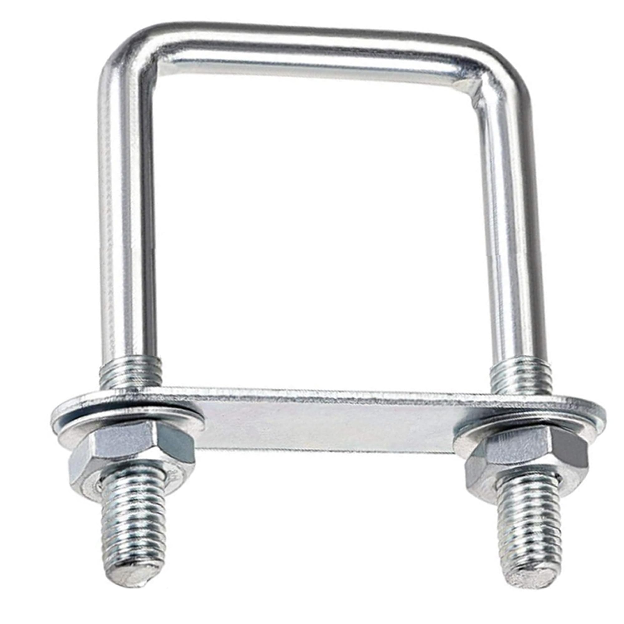 duoyif U-Bolts M10 90mm x 150mm Square Stainless Steel With Nut Frame Plate Washer U Bolts For Pipe Fixing Car Ships Die 1pc (M10 90x150mm)