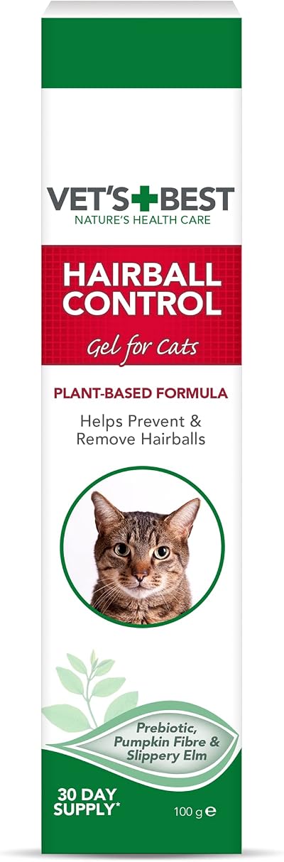 Vet's Best Cat Hairball Relief Digestive Gel 100g