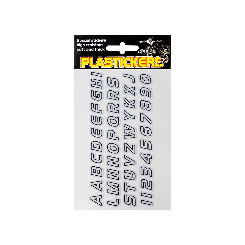 Refractive Plastickers Letters and Number for Motorcycle