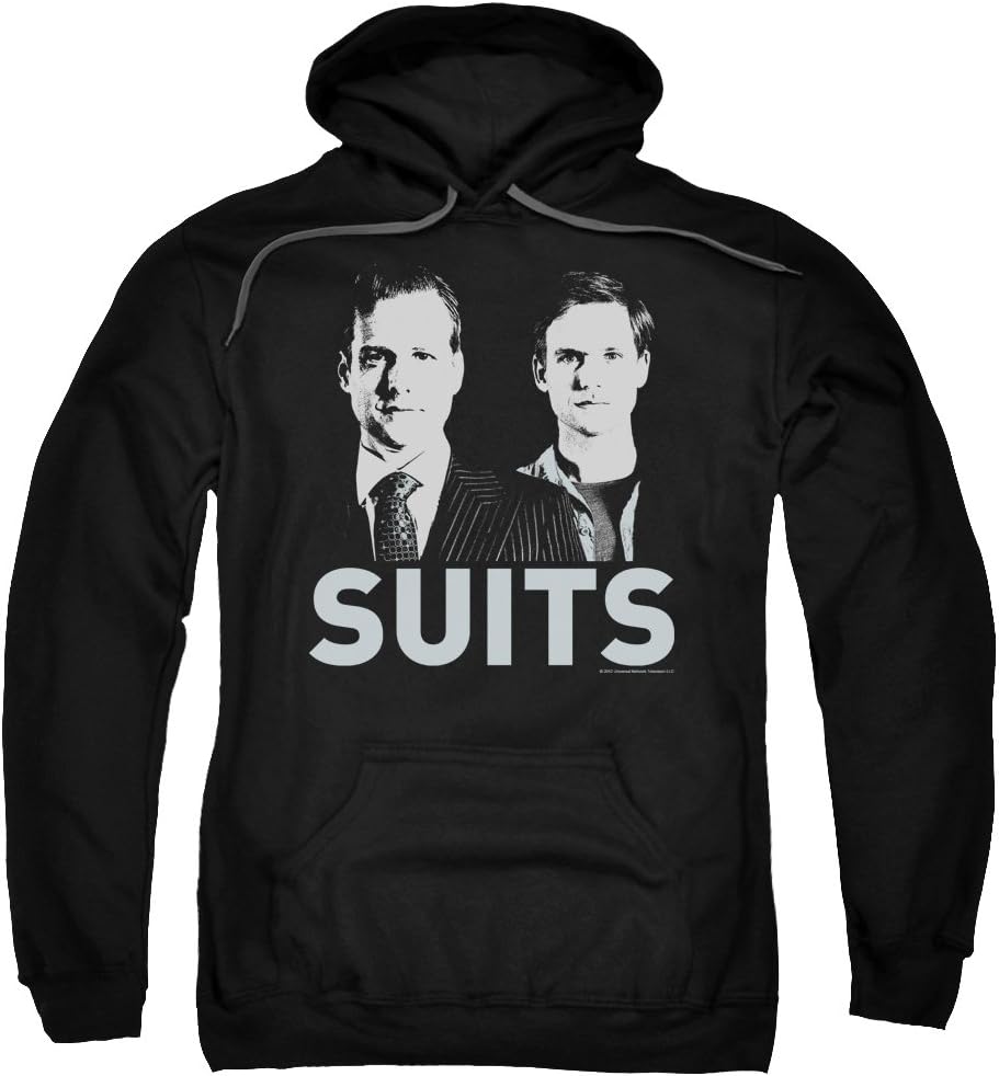 Suits Legal Comedy Drama Law Nyc Tv Usa Harvey & Mike Adult Pull Over Hoodie