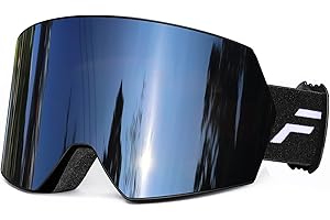 FMY Ski Goggles for Men Women & Youth - Anti Fog UV400 Protection Snowboard Snow Skiing Goggles for Adult