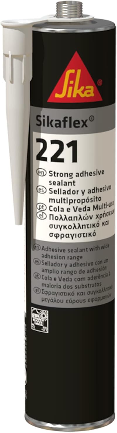 Sika Sikaflex 221 Strong Adhesive Sealant Black 300ml Multi-Purpose