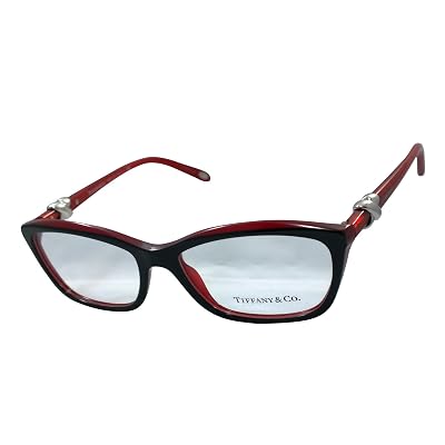 Tiffany &amp;amp;amp; Co. Tf2074 100% Authentic Womens Eyeglasses Black Red 8156
