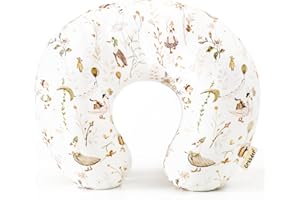 GRSSDER Nursing Pillow Cover Stretchy Minky Removable Nursing Covers for Breastfeeding Pillows, Ultra Soft Comfortable Slipcover for Boy and Girls, Cute Duck Pattern