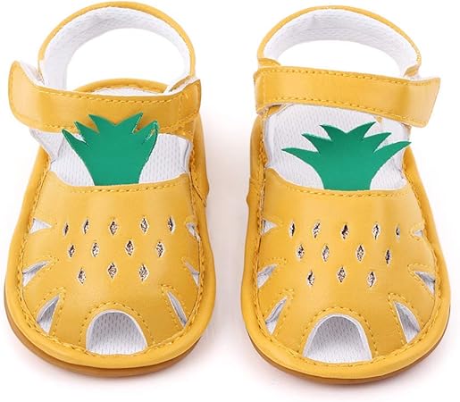pineapple baby sandals