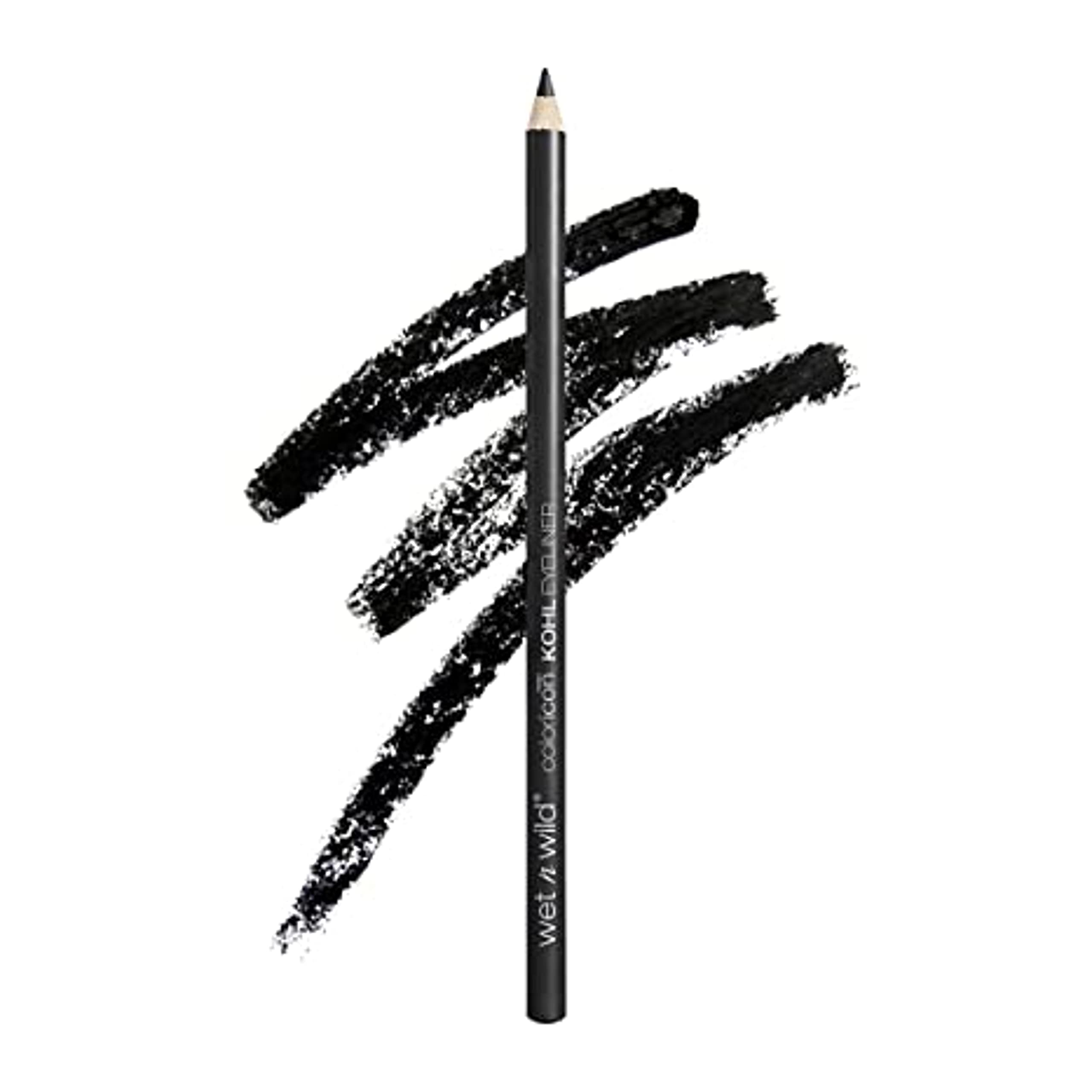 Wet n Wild, Color Icon Kohl Eyeliner Pencil, Eyeliner and Pencil for Eye-Makeup with an Intense and Hyper-pigmented Effect, Soft, Creamy and Easy-to-use Formula, Baby's Got Black