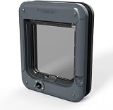 Cat Mate Rotary 4-Way Locking Cat Flap 358 Grey - For Small to Medium Cats view 3