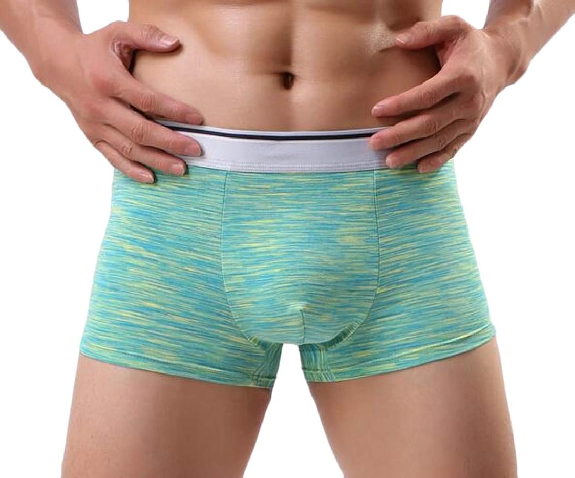 Buy MK988 Men's Cotton Vertical Stripes Comfy Breathable Open Fly