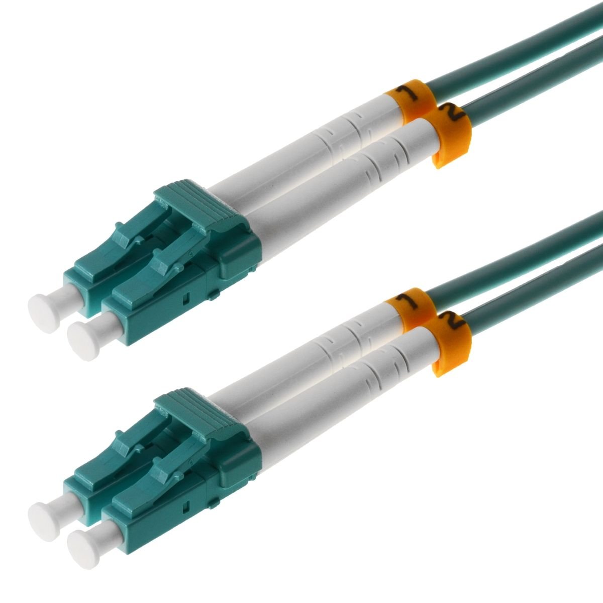 Helos LWL patch cable, blue, 115721 — image 1