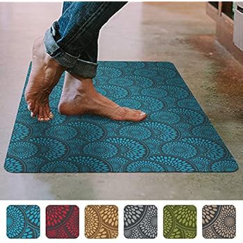 Amazon.com: Shape28 Floor Mat Ultra-Thin Kitchen Rug with ...