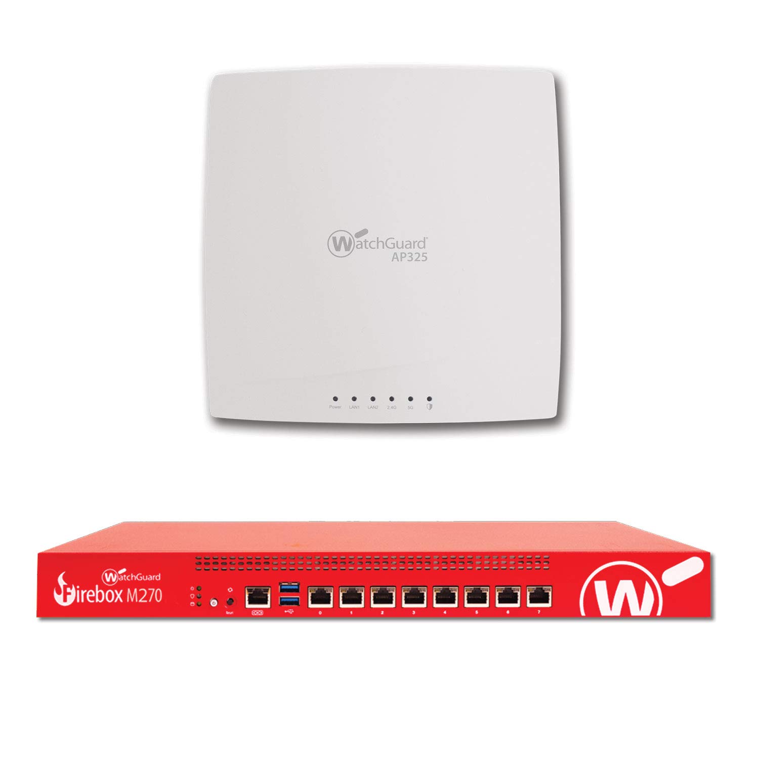 WatchGuard Firebox M270 Firewall and AP325 Access Point Bundle for SMB, 3YR Standard Support and Bas