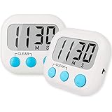 Amazon.com: Uigos 2 Pack Digital Kitchen Timer II 2.0, Big Digits, Loud ...