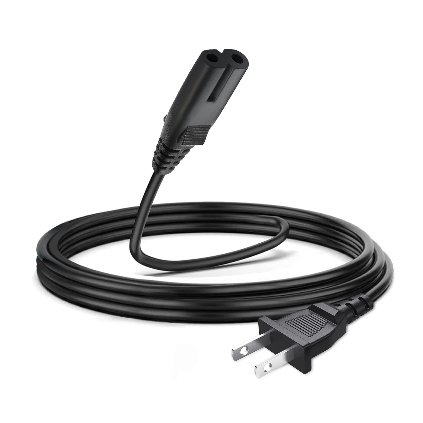 Photo 1 of  Prong TV Power Cord Cable fit for Hisense U6 U7 U8 43A6H 43A65H 50H8C 50H6C 50H5C 50K23DG 55H5C, Ps4 Ps5 Samsung, lg, Vizio Hisense TCL Roku TV and More Model Universal Replacement AC Power Cord