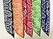 SCENEREAL Dog Ice Cooling Bandana Cool Collar Neck Scarf Wrap Headband Set 5 Pcs for Summer Chill Out (Black, Red, Blue, Orange, Green)