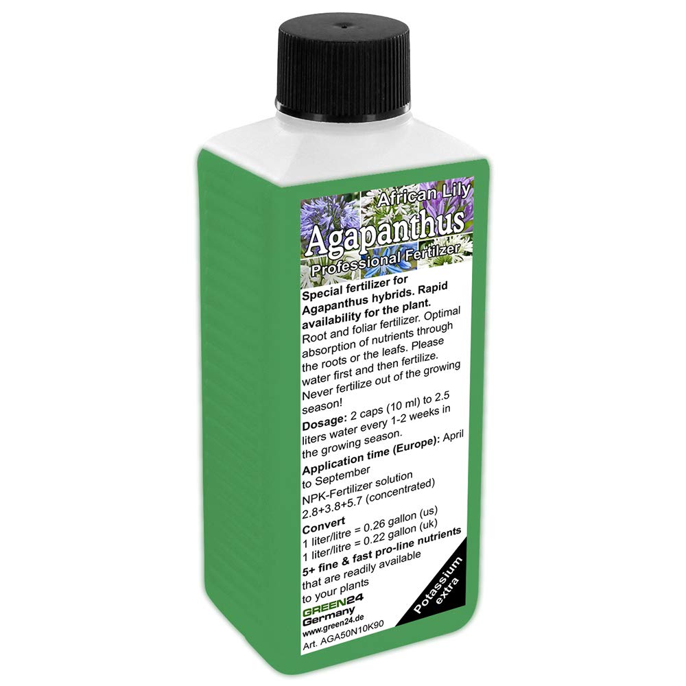 GREEN24 Agapanthus (African Llily, Lily of the Nile) Liquid Fertilizer HighTech NPK, Root, Soil, Foliar, Fertiliser - Prof. Plant Food