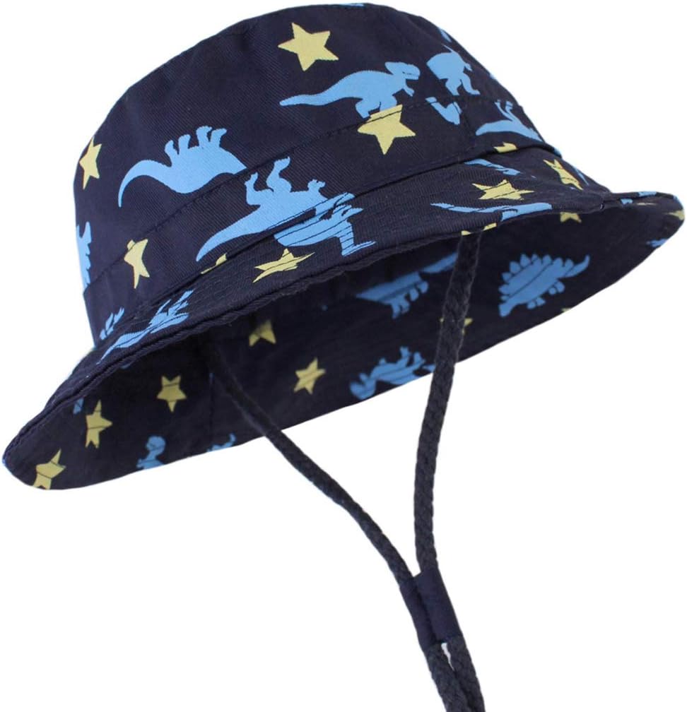 OKWIN Toddler Baby Sun Hats V Sun Protection Cotton Wide Brim Summer Beach Cap