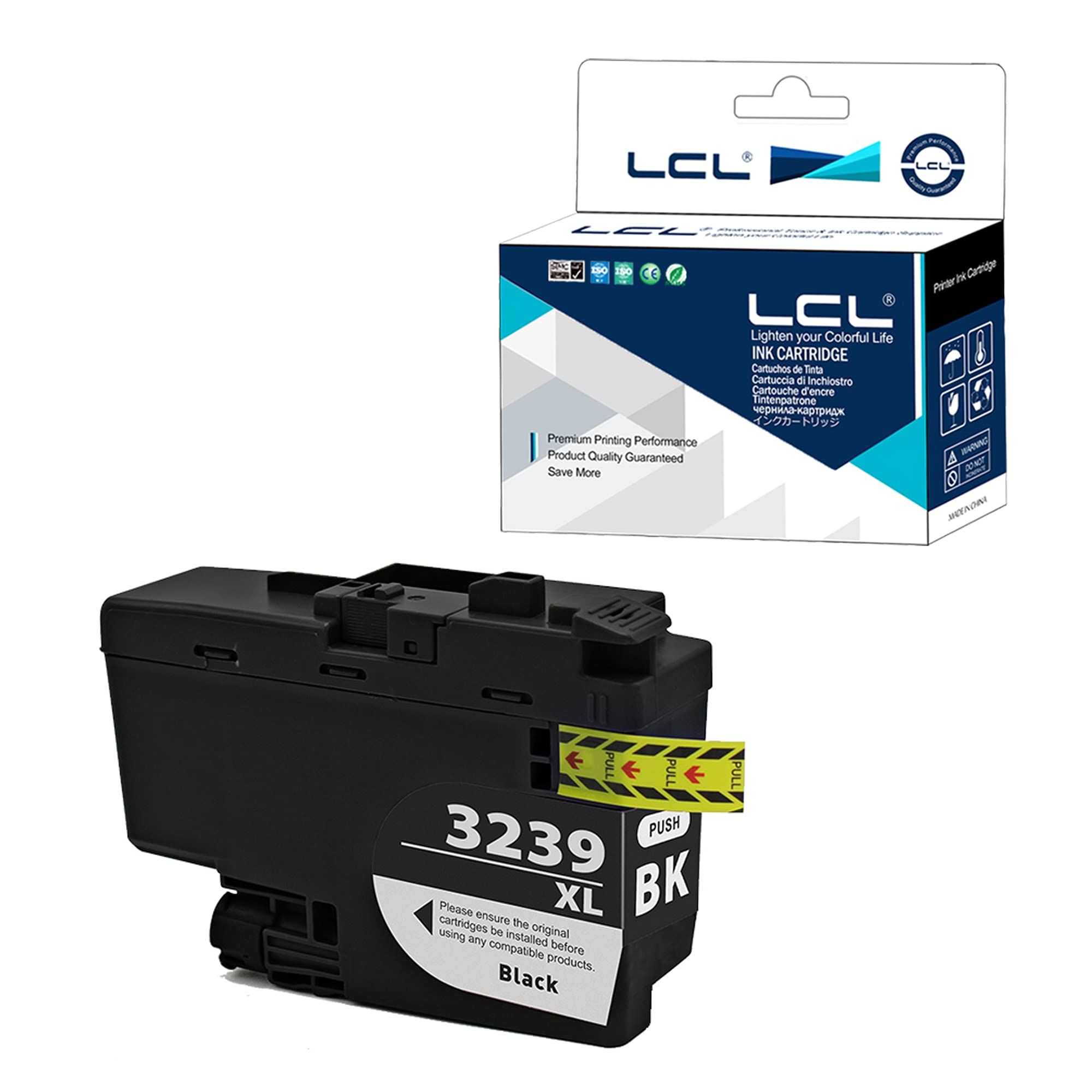 LCL Compatible Ink Cartridge LC-3239 LC3239 XL LC3239XL LC-3239XLBK LC3239XLBK (1Black) Replacement for Brother MFC-J5945DW MFC-J6945DW MFC-J6947DW HL-J6000DW HL-J6100DW