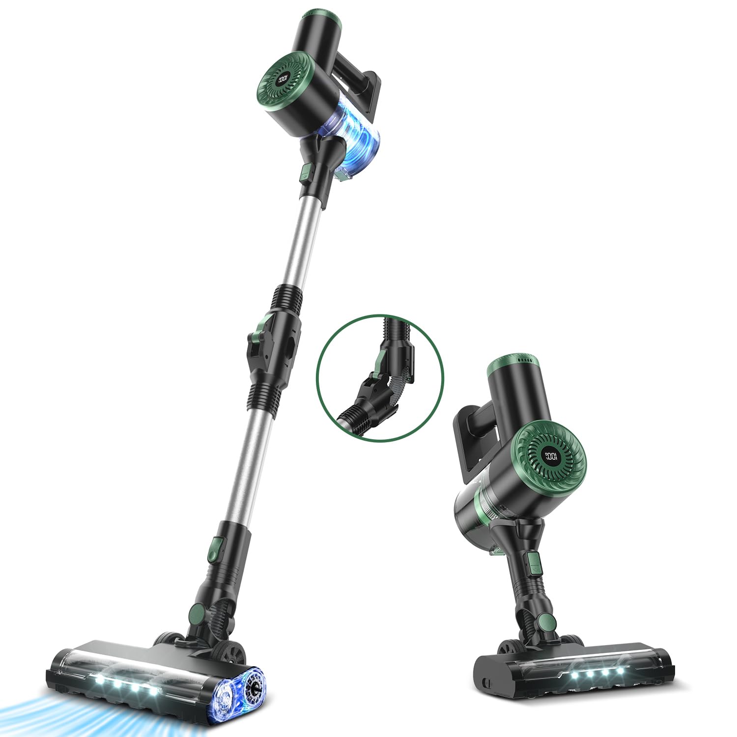 Photo 1 of **DIRT**Cordless Vacuum Cleaner, Cordless Stick Vacuum Cleaner with Self-Standing, 1.5L Dust Cup Wireless Vacuum, Vacuum Cleaners for Home/Pet