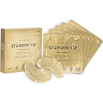 Amazon.com: STARSKIN VIP Gold Mask Eye 5 Pack, Gold Undereye