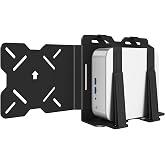 Maozhren Universal Mount for Geekom Mini PC Mount, for Geekom A6, A5, &lrm;A8, AX8 Max,A9, IT13 Mini PC, Vesa Mount/Connect VESA Arm, Mounts on The Back of a Monitor with Screws, Black