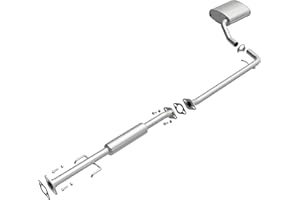 BRExhaust Direct-Fit Replacement Exhaust System 106-0424: Compatible with 2006-2010 Hyundai Sonata 2.4L