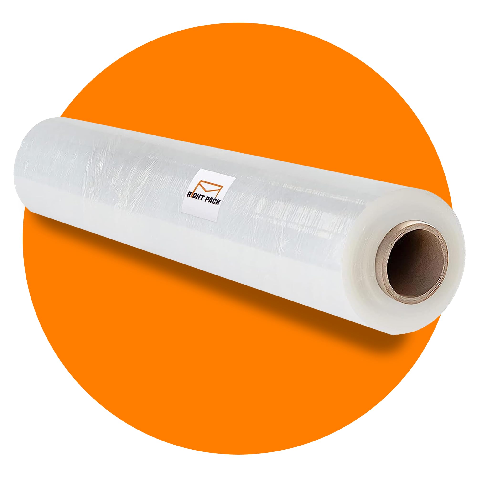Right Pack Shrink Wrap 23mu 400mm x 170m | Pallet Wrap Tear Resistant | Shrink Wrap Rolls | Cling Wrap for Packaging, Moving Home, Boxes | Heavy Duty Clear Pallet Wrap | 1 Roll Clear