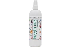 buggin out Detangler Spray | No More Lice | No More Tangles | Safe For Kids | Use Daily | 16oz