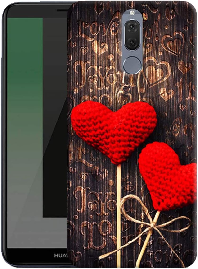 iShoppe True Love Minimal Shape Printed Hard Cases Design Mobile Back Cover for Huawei Mate 10 Lite - Huawei 9I