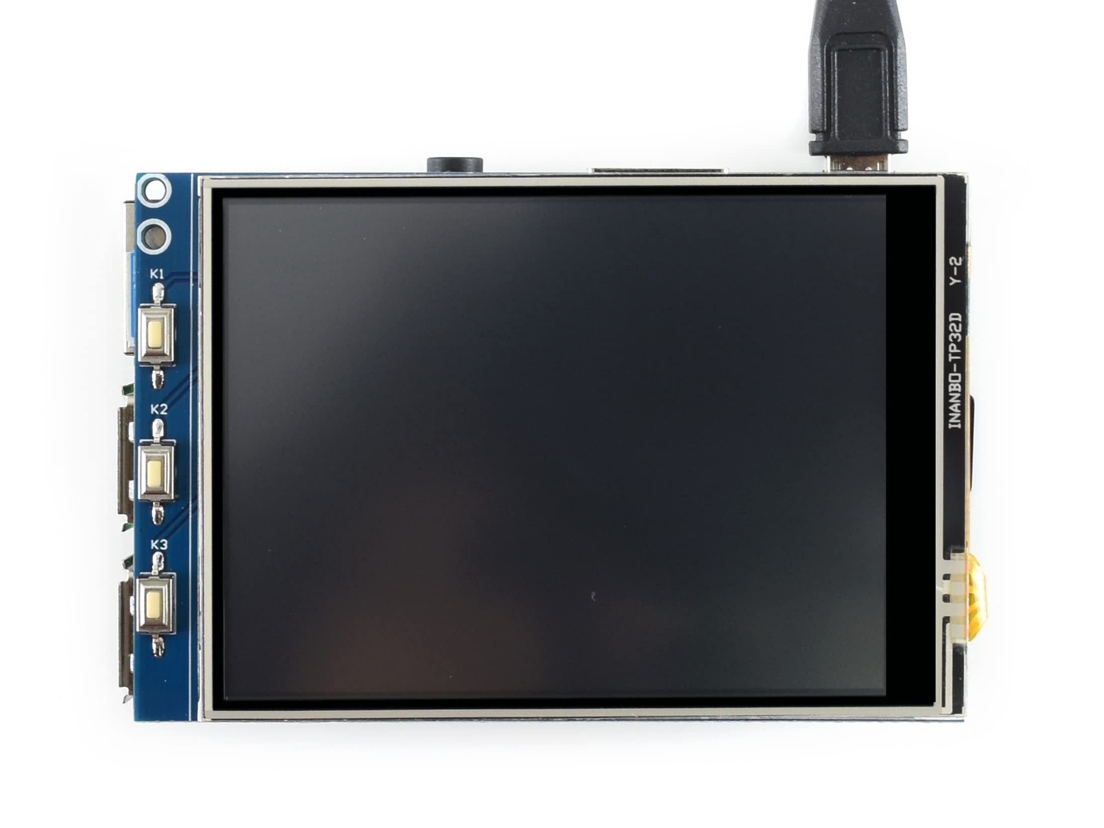 Waveshare 3.2 inch Display for Raspberry Pi 4 Resistive Touchscreen TFT LCD 320x240 Resolution Directly-pluggable for All Raspberry Pi Drivers Provided for Raspbian/Ubuntu/Kali Support FBCP Software Driver